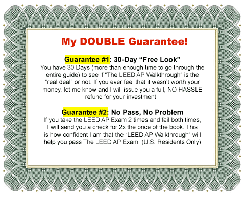 lose-win-guarantees Guarantee 1 is 30 days to request a refund; guarantee 2 is double your money back if you fail twice
